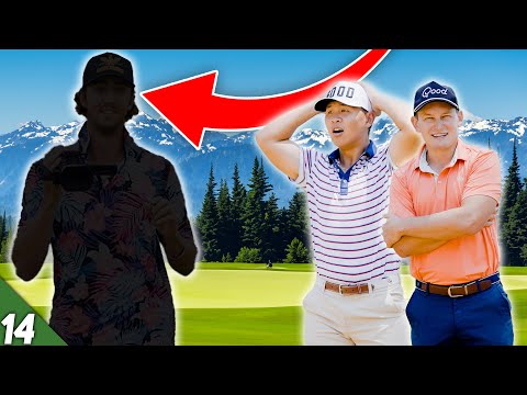 My camera man betrayed me... (He's a scratch golfer)