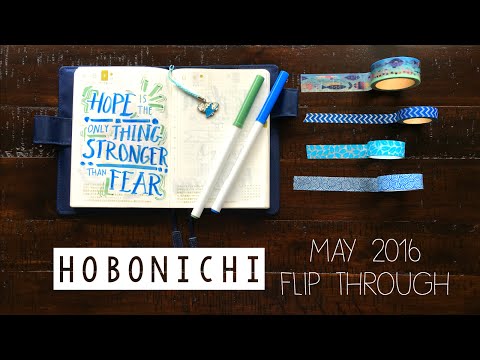 Hobonichi Flip Through - May 2016