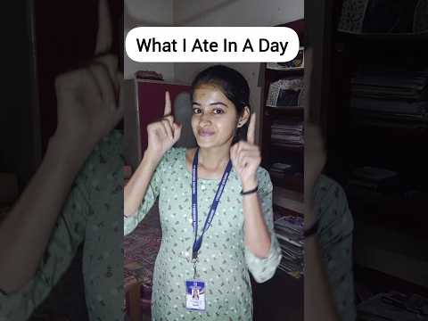 What I Eat In A Day #shorts #kannada #shortsfeed #whatieatinaday #viralvideo #food #trending #love