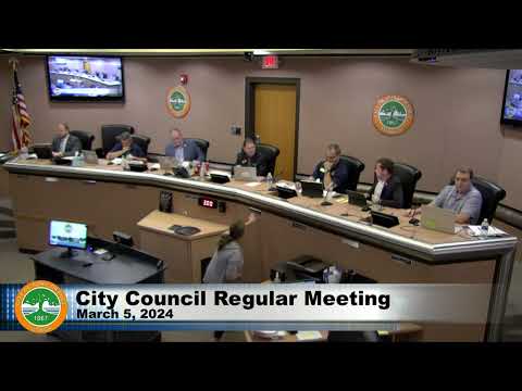 City Council Regular Meeting - 3/5/2024