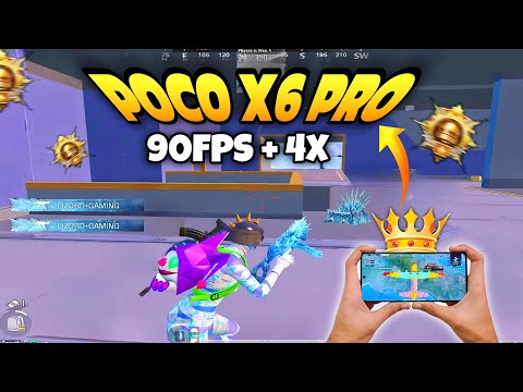 Poco x6 pro🔥 90 + 4x aggressive rush gameplay 3.2 update🔥