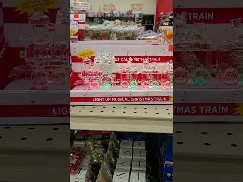 Grocery Outlet Light Up Musical Christmas Train #groceryoutlet #shorts  #christmas