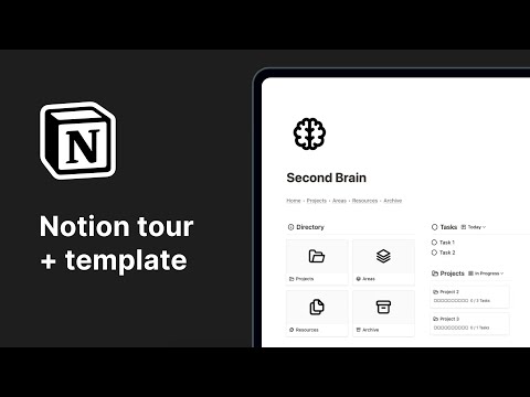 How I organize my life with Notion (Second Brain template)