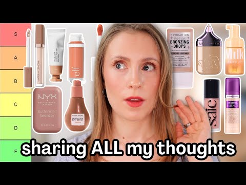 Reviewing & Ranking Viral Makeup: milk cloud grip primer, revolution bronzing drops, nyx buttermelt