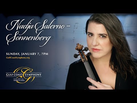 Nadja Salerno-Sonnenberg with Gulf Coast Symphony