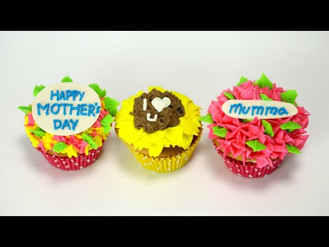 I Decorated Mother's Day Cupcakes 6 WAYS!