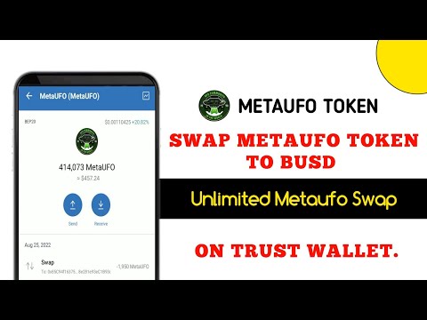 Metaufo airdrop swap || How to swap metaufo on trust wallet || Metaufo withdrawal/unlock