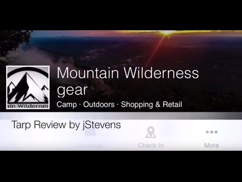 Mountain Wilderness gear -  Monster Fly Tarp