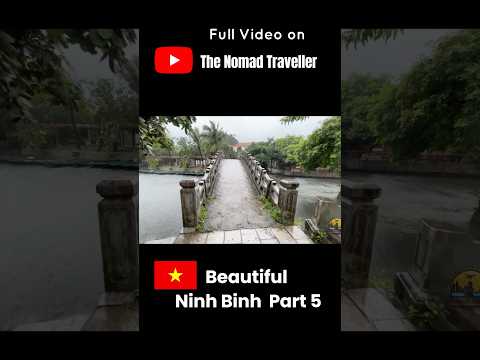 Tam coc river ninh binh walk in rain #tamcoc #ninhbinh