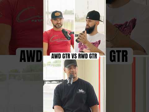 AWD vs RWD GTR Debate 😳#shorts