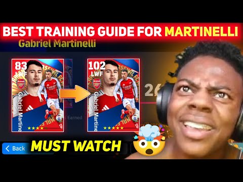 Don't Auto Allocate! Best Training For Gabriel Martinelli | Efootball 2025