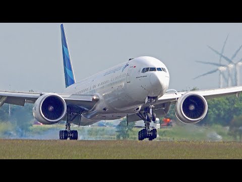 33 BIG PLANES TAKING OFF & LANDING | 3x B747, A380, B777, A350 | Amsterdam Schiphol Spotting