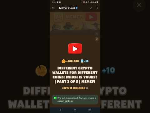 Memefi Coin video code today. Different crypto wallet for Different Coin which is your