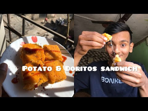 Poteto doritos bread sandwich