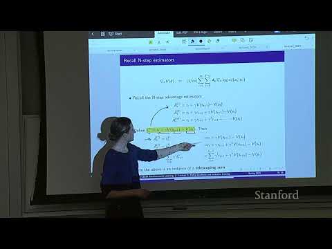 Stanford CS234 Reinforcement Learning I Policy Search 3 I 2024 I Lecture 7