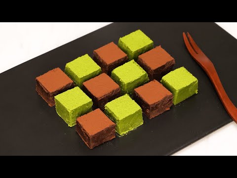 バレンタインの定番♡とろける生チョコの作り方  │  スイートチョコ&抹茶  │ ラッピングあり！ │   How to make Nama-chocolate.