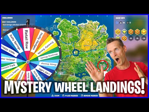 Mystery Wheel Picks my Landing Locations!!!