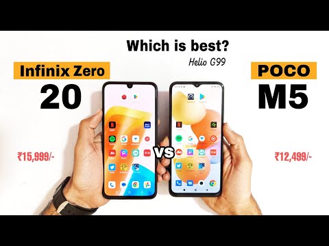 Infinix Zero 20 4G vs POCO M5 4g Speed Test & Comparison | Helio G99 Same Processor