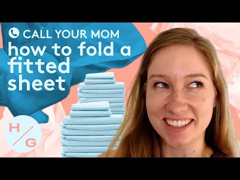 Folding a Fitted Sheet (With My Mom’s Help) | Call Your Mom | HelloGiggles