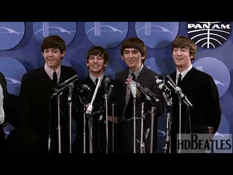 The Beatles on Press Conference [John F. Kennedy Int'l Airport,  New York, United States]