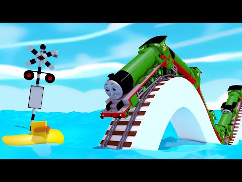 電車アニメ | Railway Crossing | 電車アニメ |railroad crossing fumikiri train