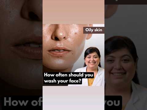 How often should you wash your face? #facewash #skincare #shorts #DMC