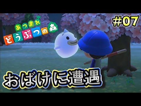 日付変更なし【あつ森】おばけ発見！！魂集め！！#7【あつまれどうぶつの森】