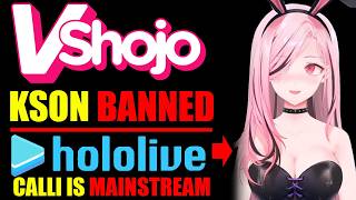 VSHOJO Kson BANNED!!! Geega HIATUS, HOLOLIVE Calli on TV, VTuber Agency Apologizes, NEURO MEME!