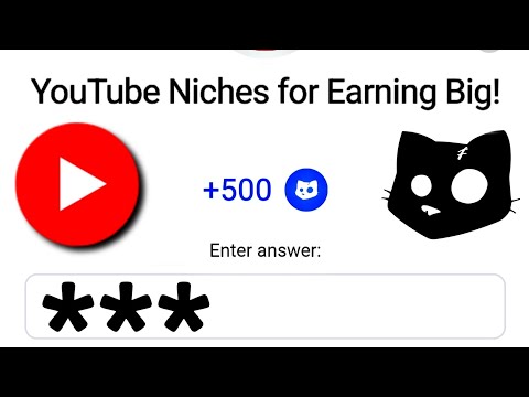 YouTube Niches For Earning Big! Cats YouTube Video Code Today 23 November | Cats YouTube Video Code