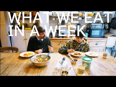 British and Japanese Mixed race family : What we eat in a week