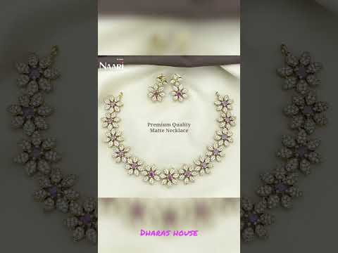 Necklace designs||stone necklace designs||new designs||dharas house||#shorts