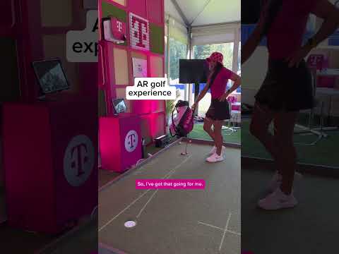 We're at KPMG Women's PGA Champ, which is nice | T-Mobile #shorts