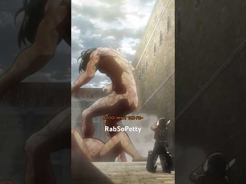 Titan Eren was SLIDING #aot #aotedit #eren