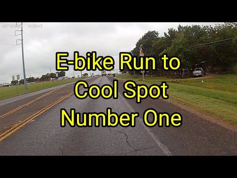 (1583) E bike 🚲 Run to Ultra Cool Spot Number One