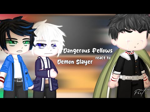 •Dangerous Fellows React to Demon Slayer•||Part 2/?||REMAKE||Sanemi,Obanai&Mitsuri||Annes Gacha_Life