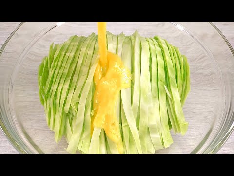 Incredible cabbage recipe❗️I've never had such delicious cabbage before❗️Easy cabbage recipe!