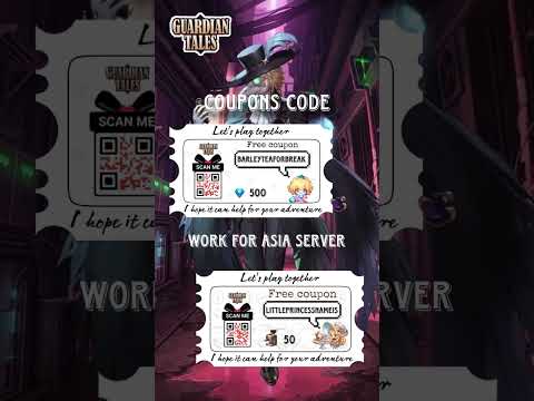 Guardian tales New coupon codes! Finally work for asia server