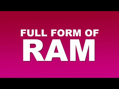 Full Form of RAM | What is RAM Full Form | RAM Abbreviation