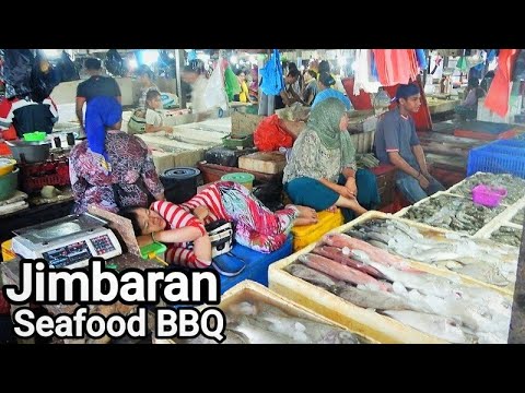 【バリ島ライブ】ジンバランの魚市場にシーフードBBQを食べに行きます！