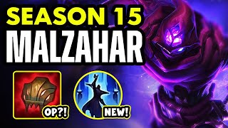 MALZAHAR IS BACK IN SEASON 15! | NEW OP RUNE & ITEM