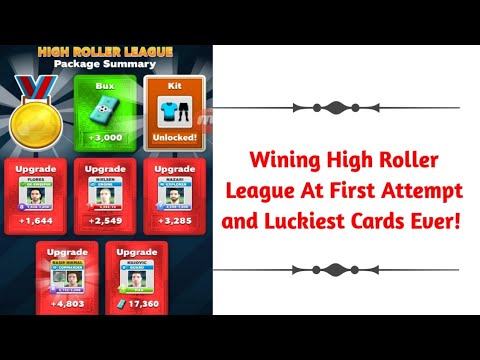 Winning High Rollar Leauge Gold Medal 20K Cards! 😍