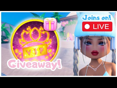 🔴PLAYING DRESS TO IMPRESS & VIP GIVEAWAY (10K SUBS)!🥰 #live #dresstoimpress  #dresstoimpresslive