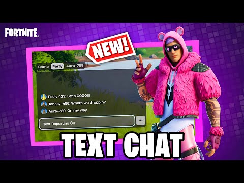 Fortnite Is Adding TEXT CHAT In-Game TOMORROW, Here's How It Works!! 💬 (HUGE Text Chat Revamp)