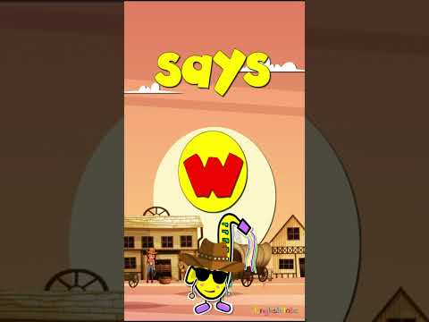 Consonants / The Letter Ww / Phonics Song / Short Vowels / Long Vowels #shorts