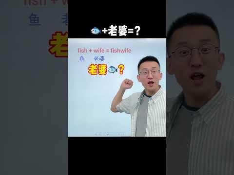 546 英语中“鱼的老婆”是什么意思？ #零基础学英语  #英语口语