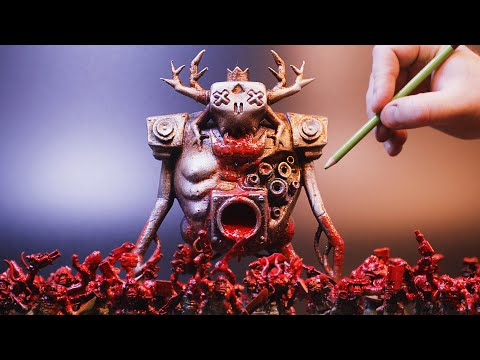 the worst way to paint your miniatures