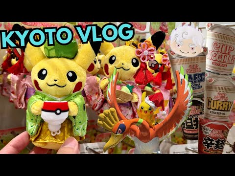 KYOTO VLOG - Pokemon Center, Gacha Cup Noodles, Kiddyland, One Piece & More