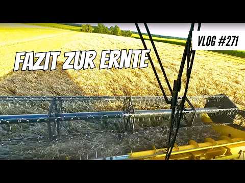 Vlog #271 Zurück bei uns, der letzte Weizen. Fazit zur Ernte.