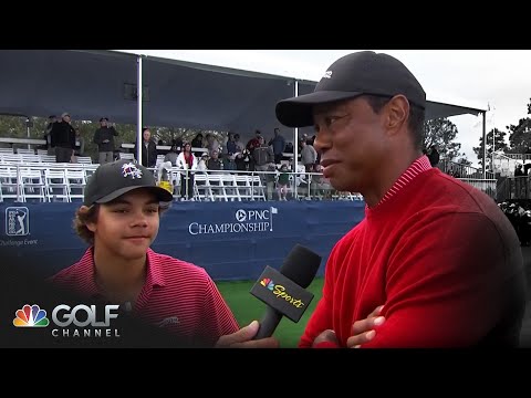 Tiger and Charlie Woods describe emotions of playing in PNC Championship | Golf Channel