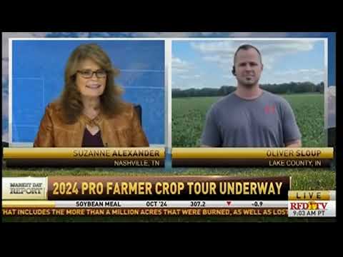 Oliver Sloup checks in with RFD-TV from day 2 of the Pro Farmer Crop Tour